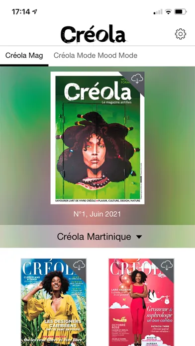 Ảnh chụp màn hình của Créola Magazine