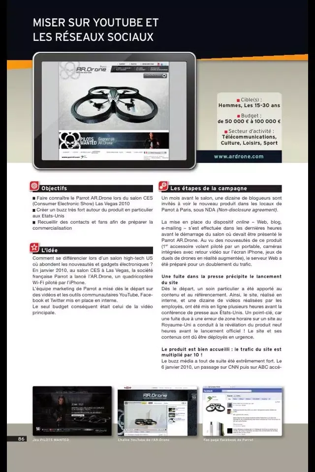 Capturas de tela do EBG Internet Marketing 2011
