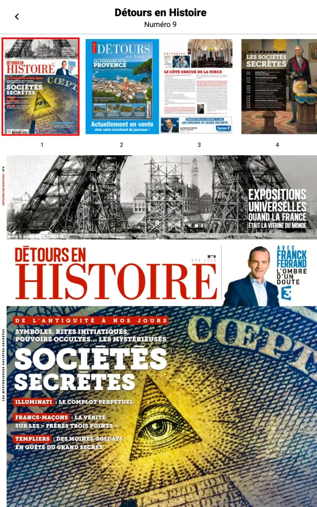 Détours en Histoire - Magazine Screenshots