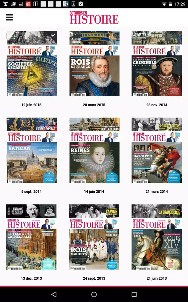 Détours en Histoire - Magazine Screenshots
