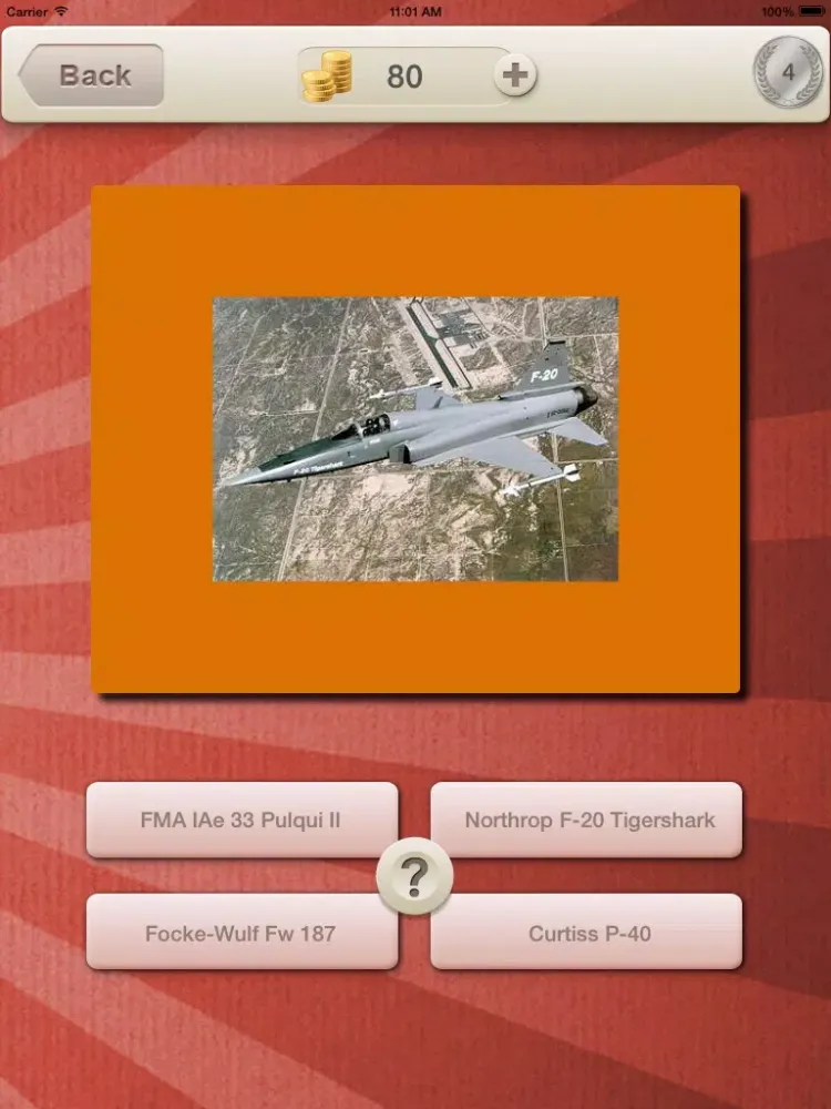 ภาพหน้าจอของ Military Aircraft QUIZ : Guess the Jet Fighter Battle Airplane World War 1 and 2 iPad 