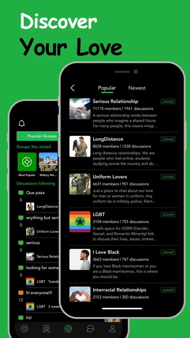 Zrzuty ekranu Military Dating App - MD Date