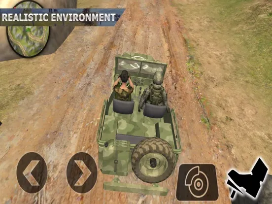 Capturas de tela do Army War Truck Driving iPad 