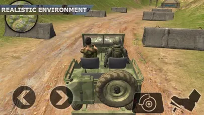 Capturas de tela do Army War Truck Driving