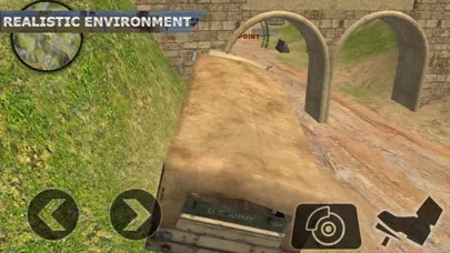Capturas de tela do Army War Truck Driving