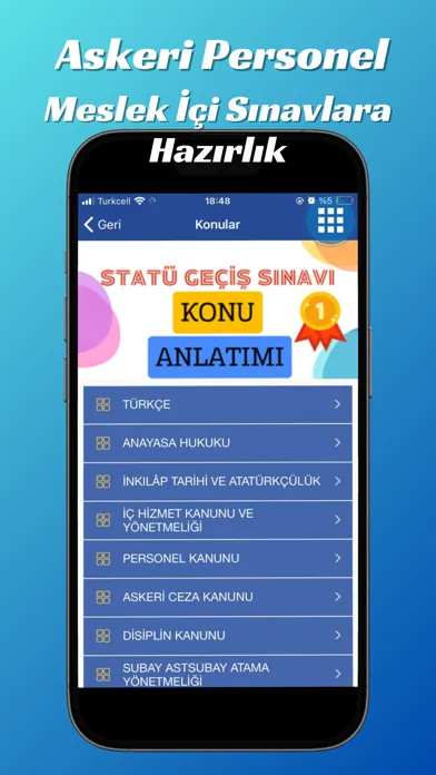 Statü Geçiş Sınavı Screenshots