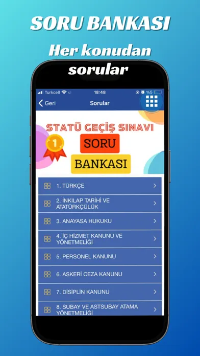 Statü Geçiş Sınavı Screenshots