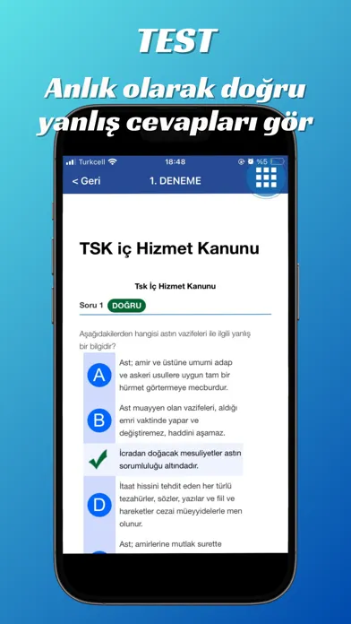 Statü Geçiş Sınavı Screenshots