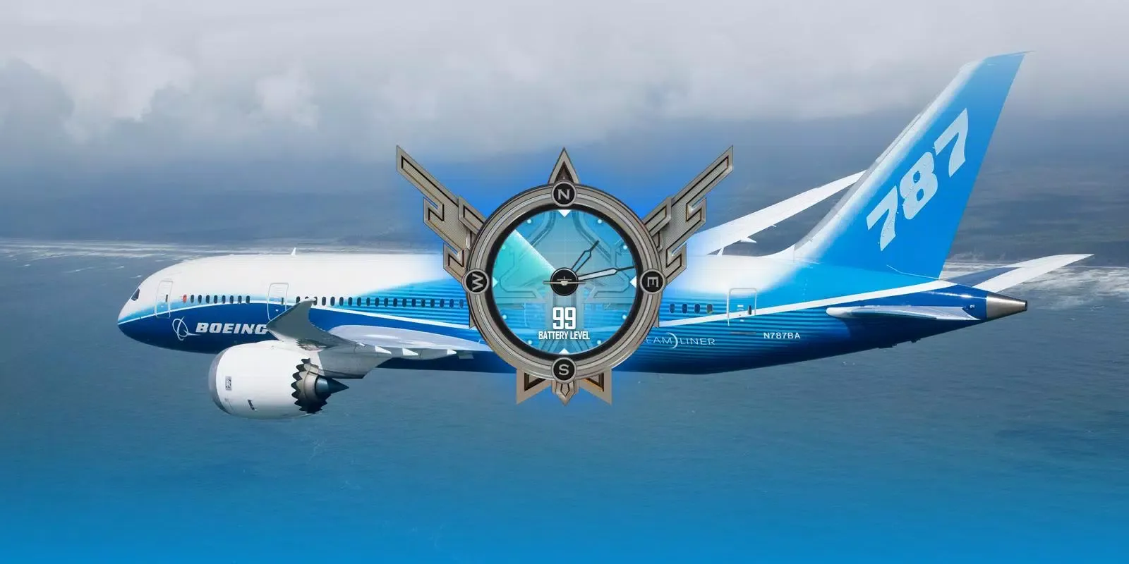 Boeing Dreamliner Airplane LWP Ekran Görüntüleri