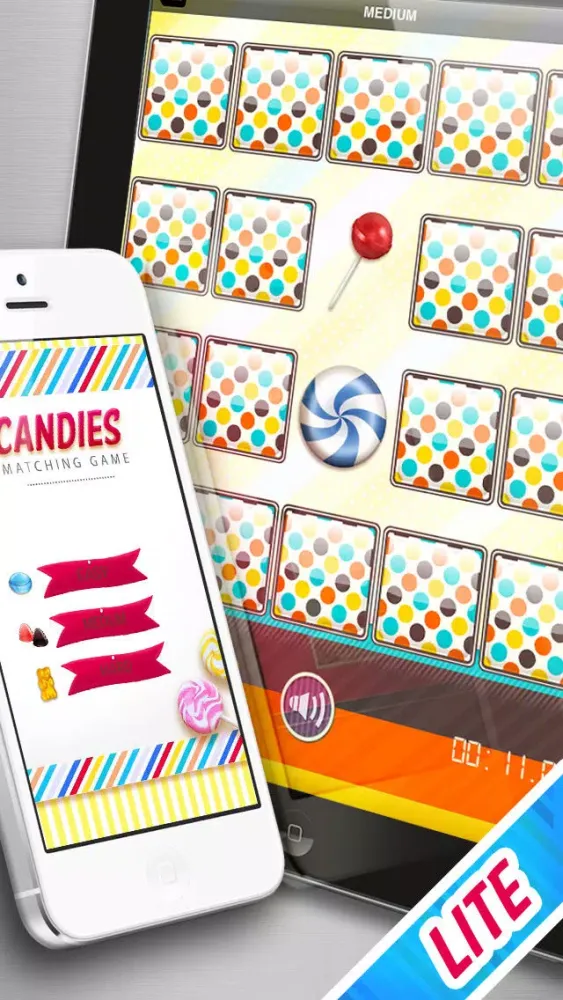 Candies Matching Game LITE Screenshots