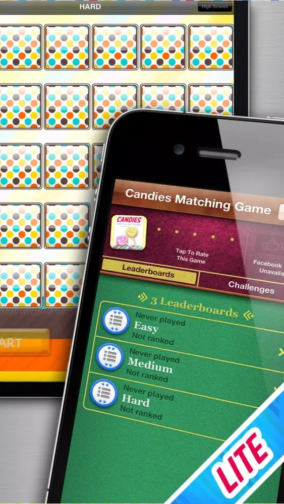 Candies Matching Game LITE Screenshots