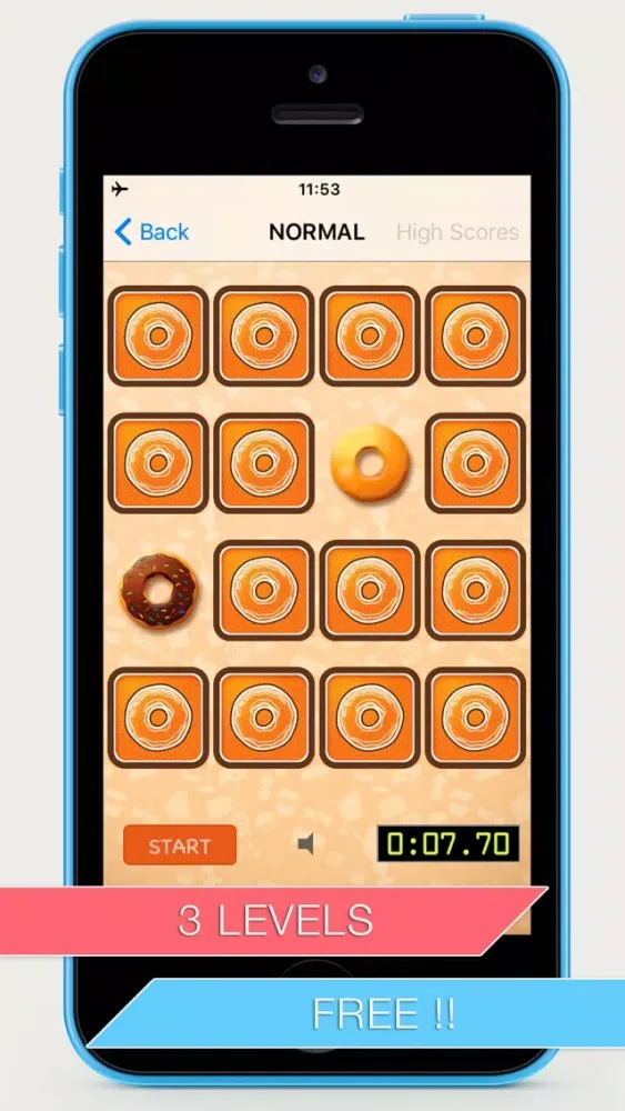 Capturas de tela do Donuts Matching Game