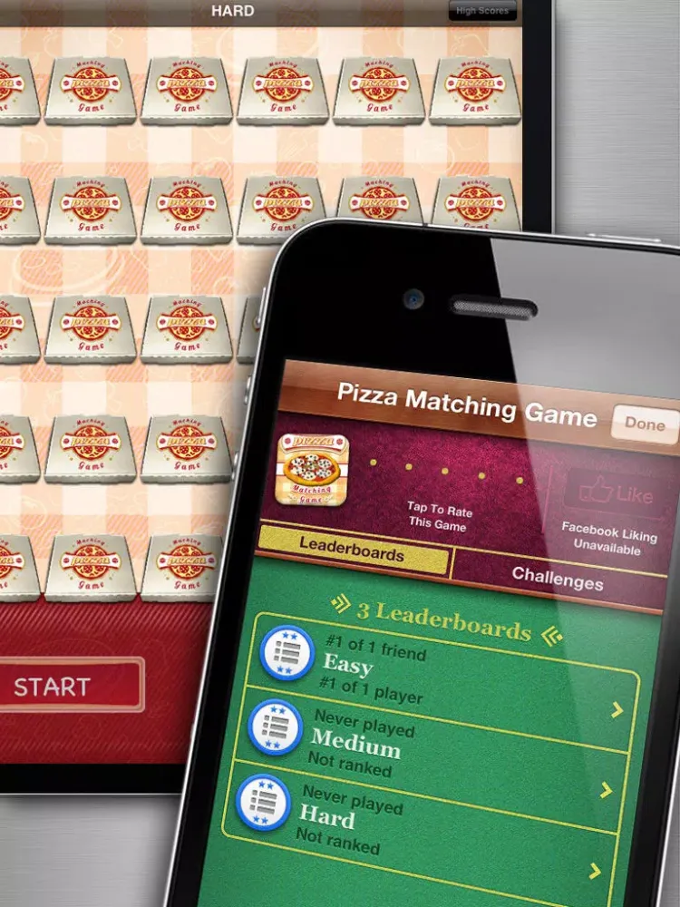 Captures d'écran de Pizza Matching Game LITE iPad 