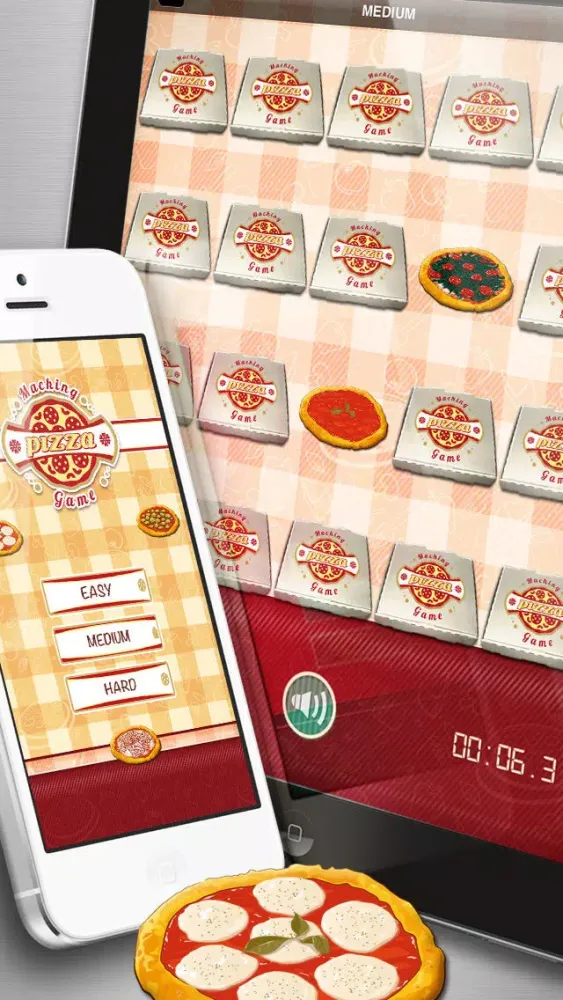 Captures d'écran de Pizza Matching Game LITE