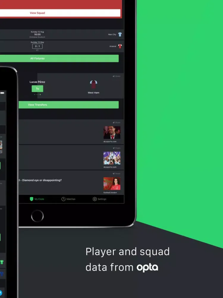 Extra Time: Live Football iPad 應用截圖