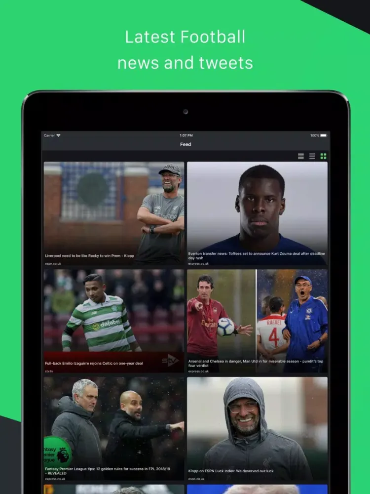 Extra Time: Live Football iPad 應用截圖