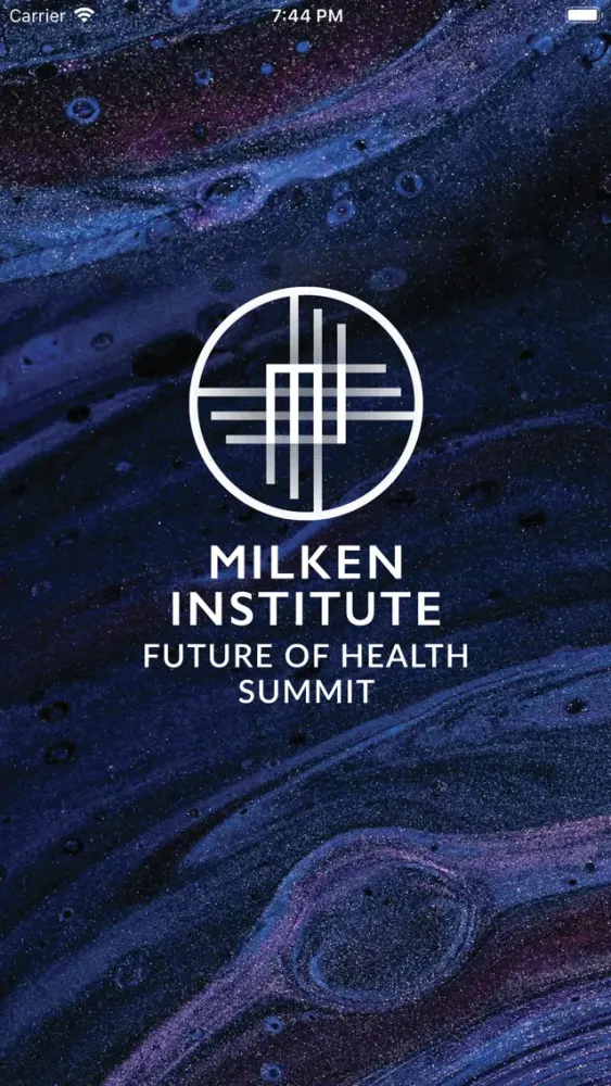 Screenshot di Milken Institute Events