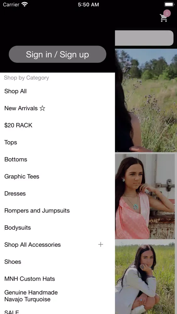 Ảnh chụp màn hình của Milk and Honey Boutique LLC