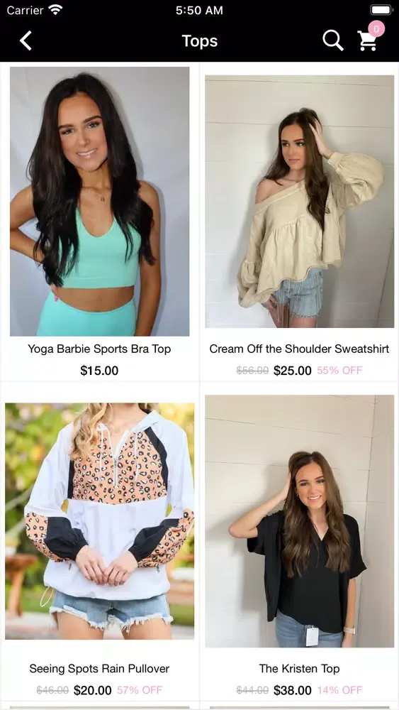 Ảnh chụp màn hình của Milk and Honey Boutique LLC