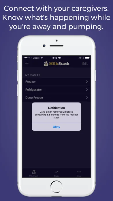 Milk Stash: Breast Feeding App 스크린샷