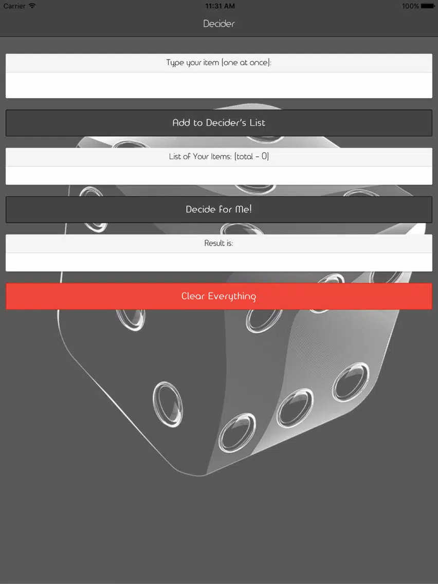 Easy Decider iPad 應用截圖