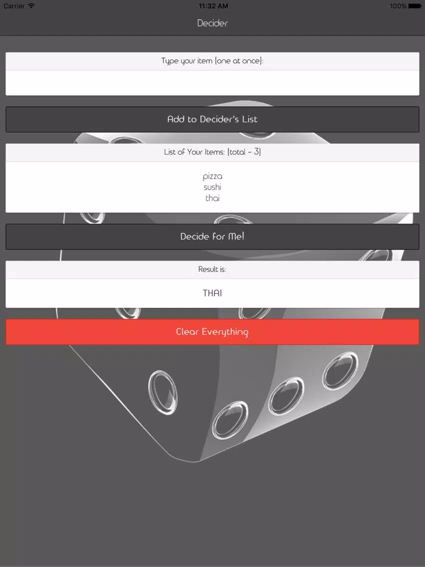 Easy Decider iPad 應用截圖