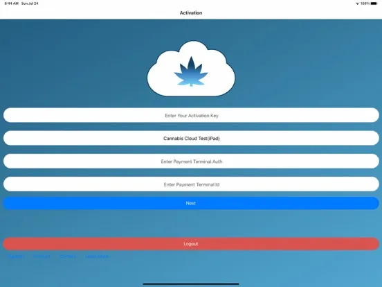 Zrzuty ekranu Cannabis Cloud iPad 