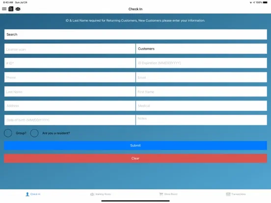 Zrzuty ekranu Cannabis Cloud iPad 