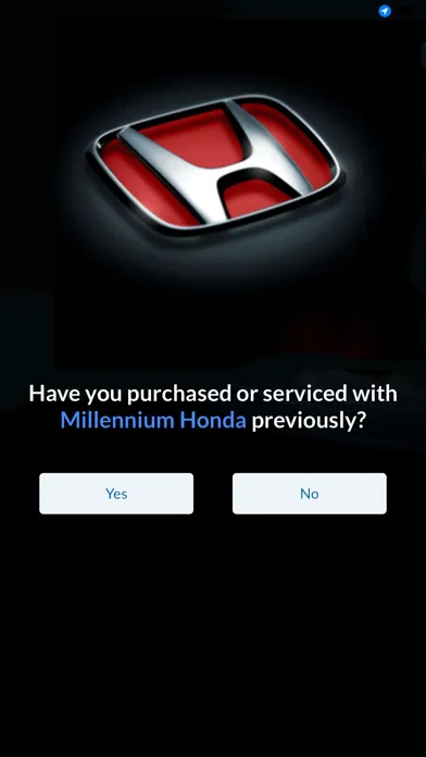 Ảnh chụp màn hình của Millennium Honda MLink