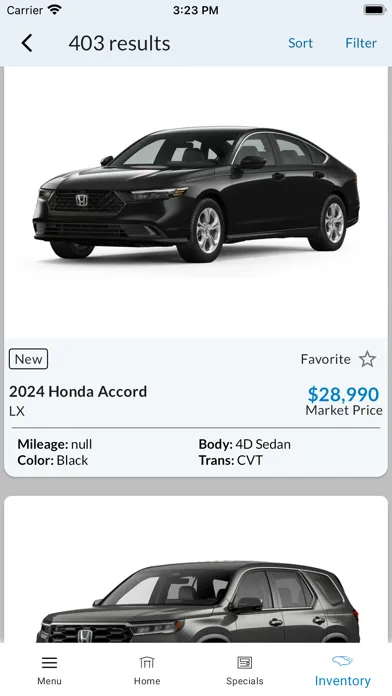 Ảnh chụp màn hình của Millennium Honda MLink