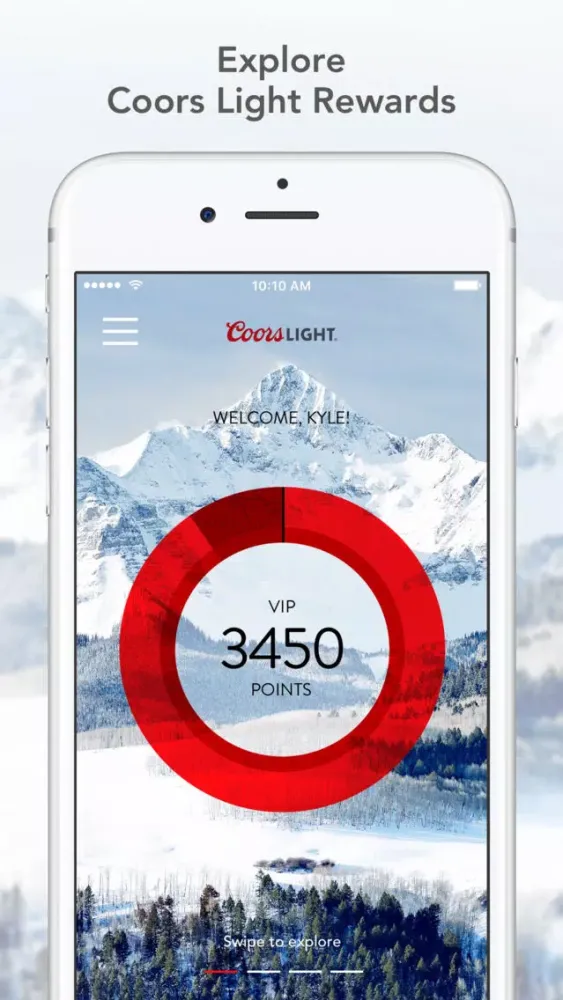 Coors Light سکرین شاٹس