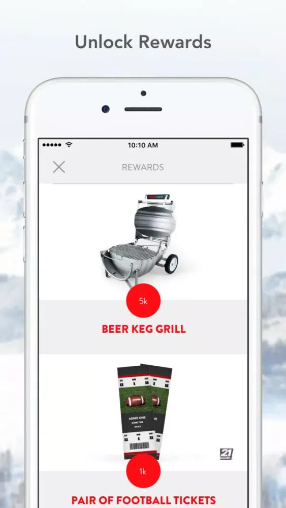 Coors Light سکرین شاٹس