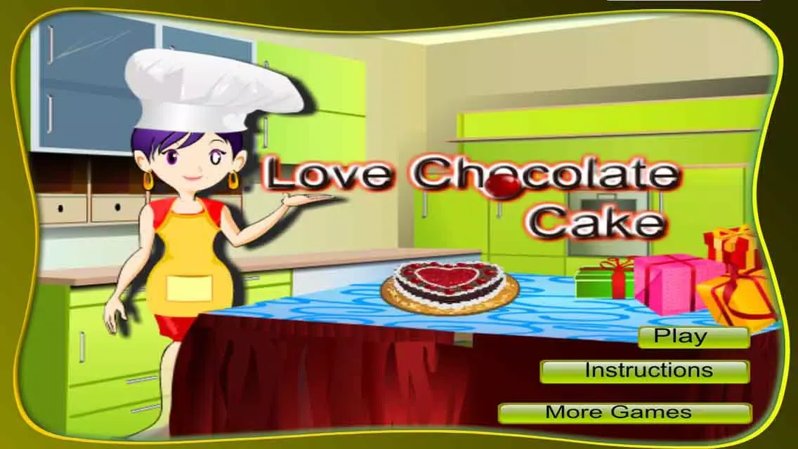 ภาพหน้าจอของ Chocolate Love Cake - The most delicious love cake for Girl - Food and Cook Game