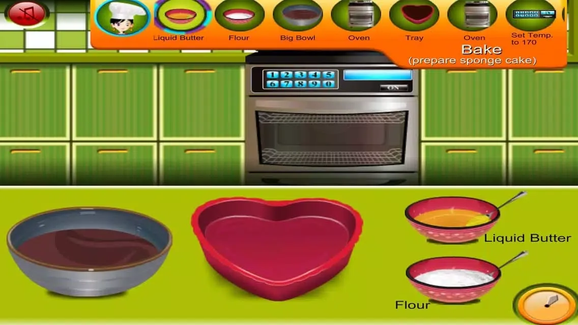ภาพหน้าจอของ Chocolate Love Cake - The most delicious love cake for Girl - Food and Cook Game
