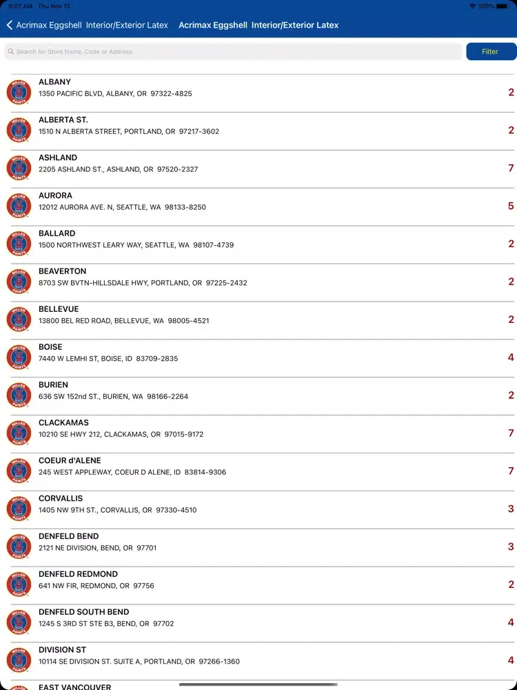 Capturas de pantalla de Miller Pro Paint Info iPad 