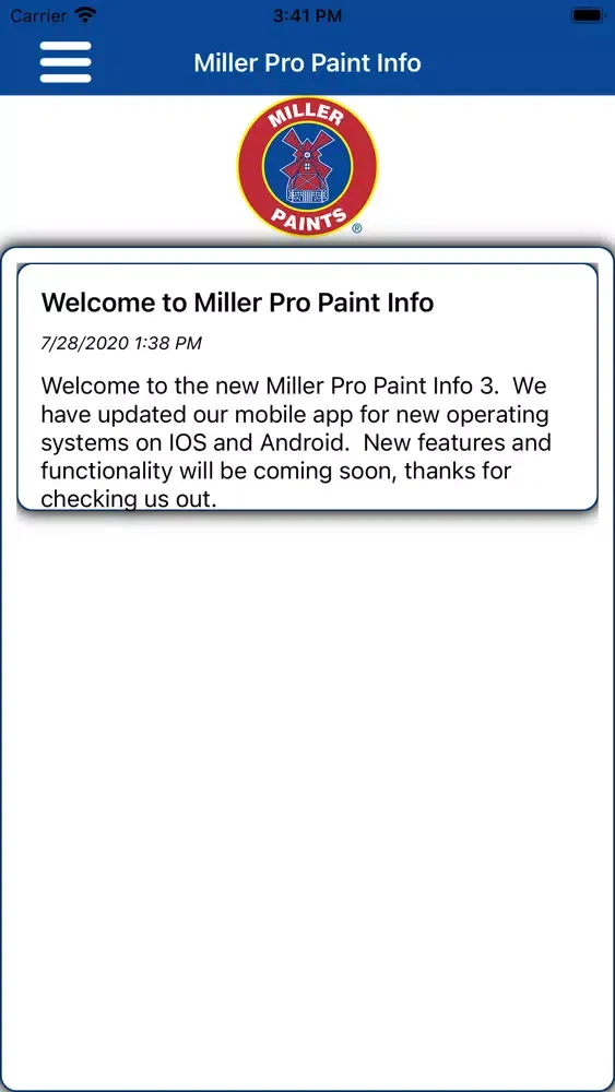 Capturas de pantalla de Miller Pro Paint Info