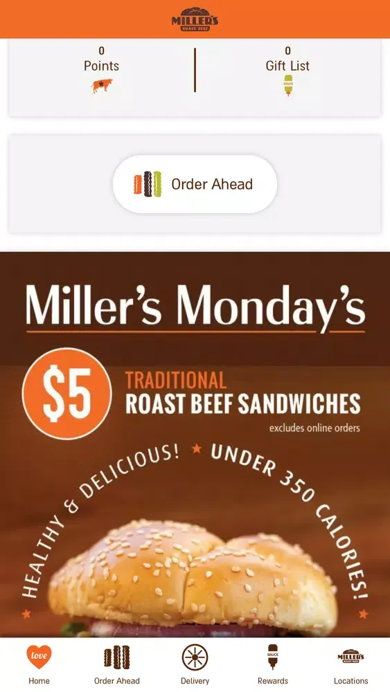 Zrzuty ekranu Miller's Roast Beef