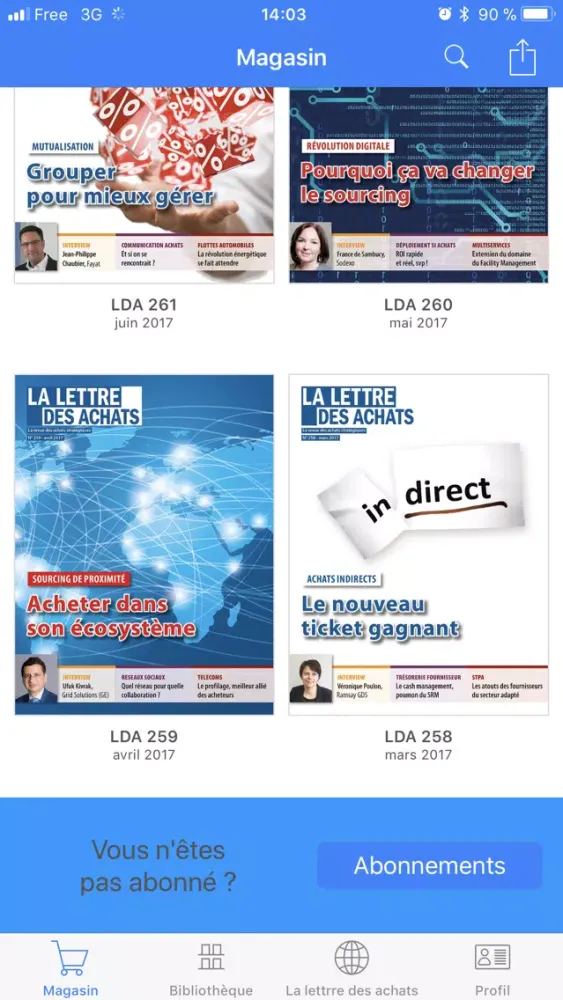 La Lettre des Achats سکرین شاٹس