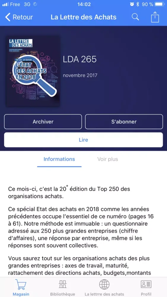 La Lettre des Achats سکرین شاٹس
