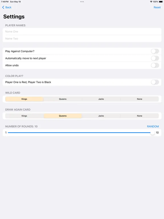 Tangkapan skrin Trashcan Card Game iPad 