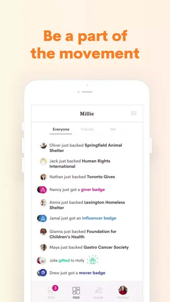Millie - A New Kind of Giving سکرین شاٹس