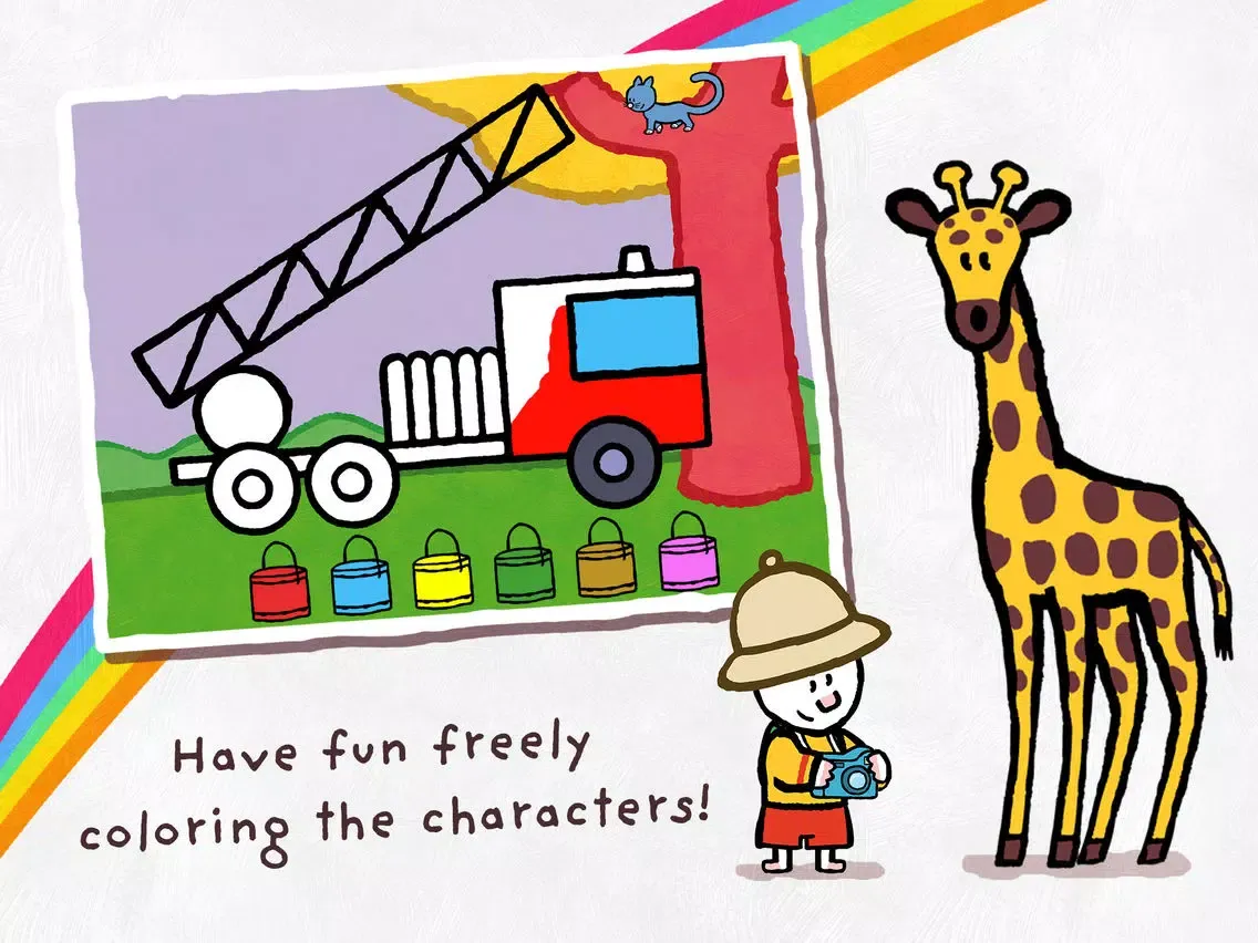 Tangkapan skrin Learn to draw and write with Louie - Educational games for 2 to 5 year old children iPad 