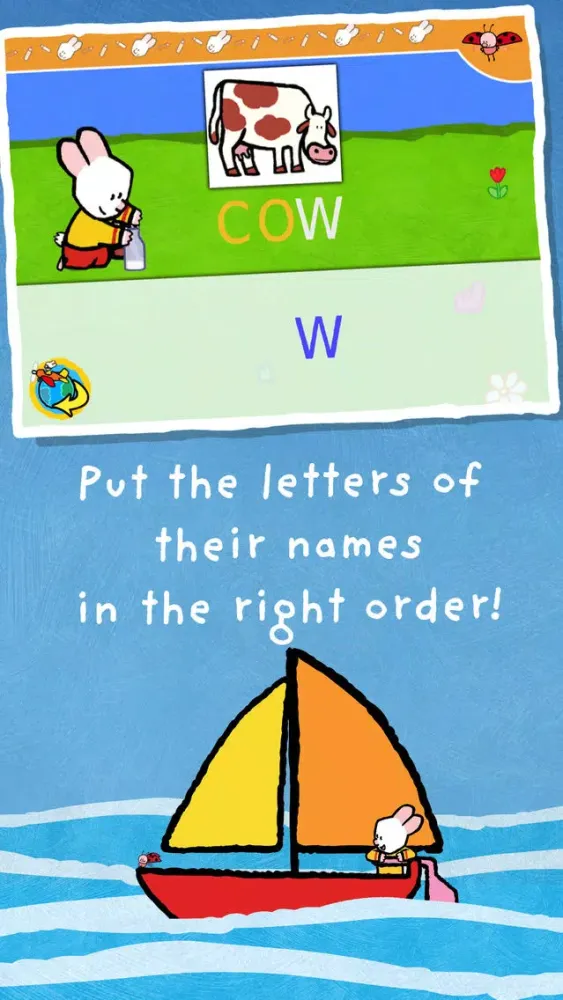 Tangkapan skrin Learn to draw and write with Louie - Educational games for 2 to 5 year old children