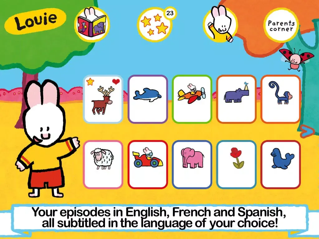 I speak French with Louie! HD iPad 應用截圖