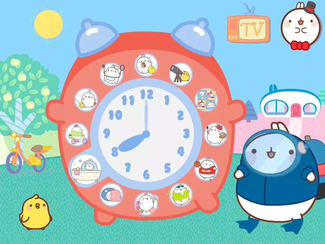 MOLANG: A HAPPY DAY - FUN GAMES FOR TODDLERS iPad  स्क्रीनशॉट