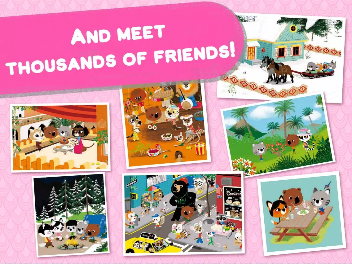 Mouk: Discover the world iPad  سکرین شاٹس