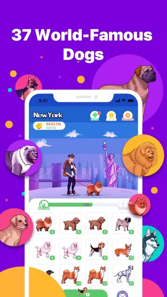 Lucky Traveler: walk your dog 스크린샷