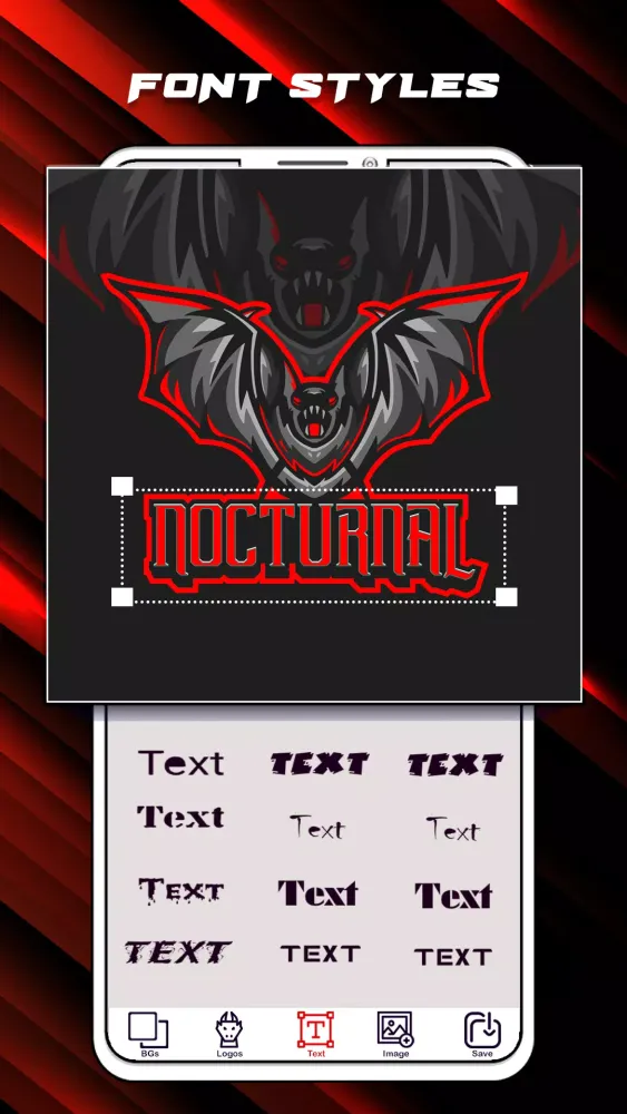 ภาพหน้าจอของ Esports Gaming Logo Maker