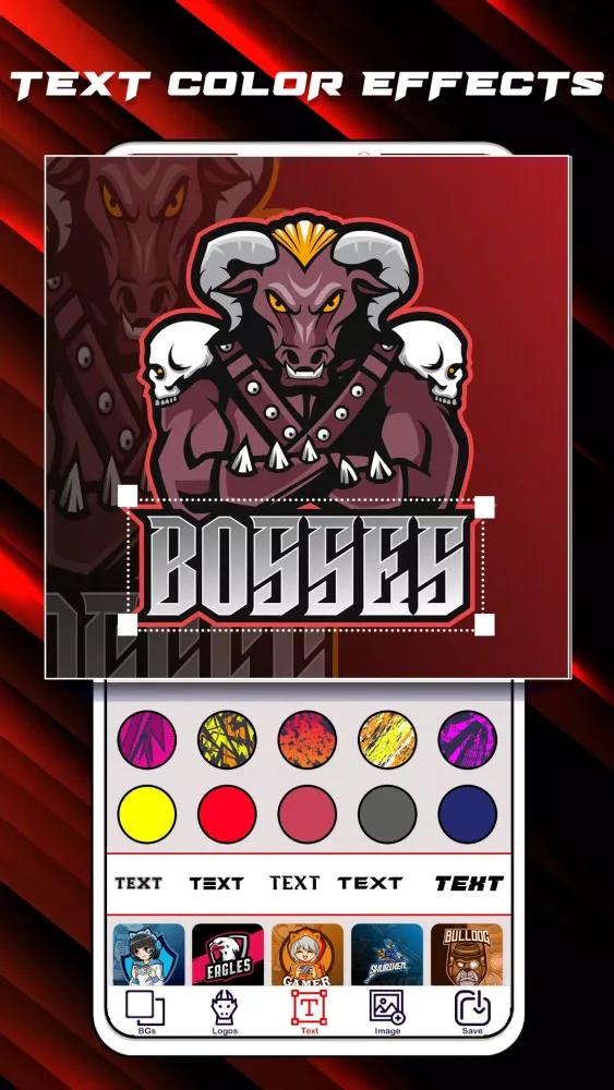 ภาพหน้าจอของ Esports Gaming Logo Maker