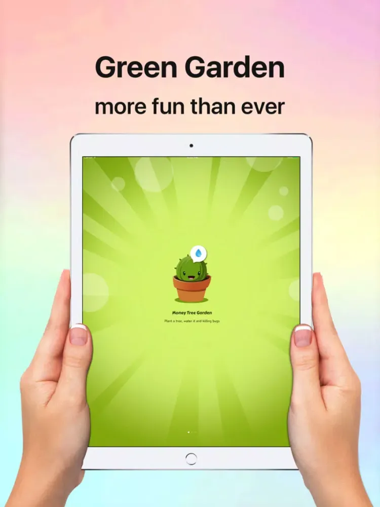 Capturas de pantalla de Green Garden - Making money by plant,watering tree iPad 